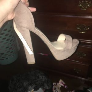 Heels , worn once